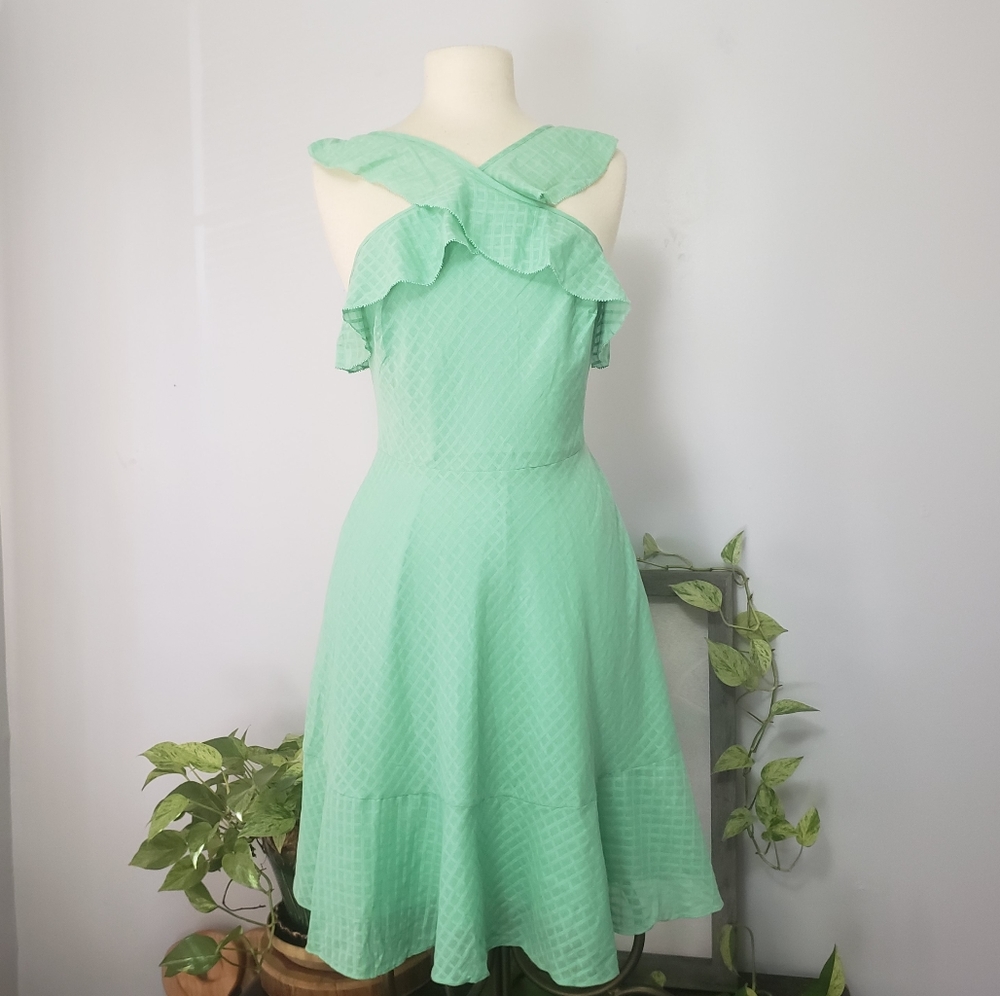 Banana Republic Size 8 NEW Spring Green Dress